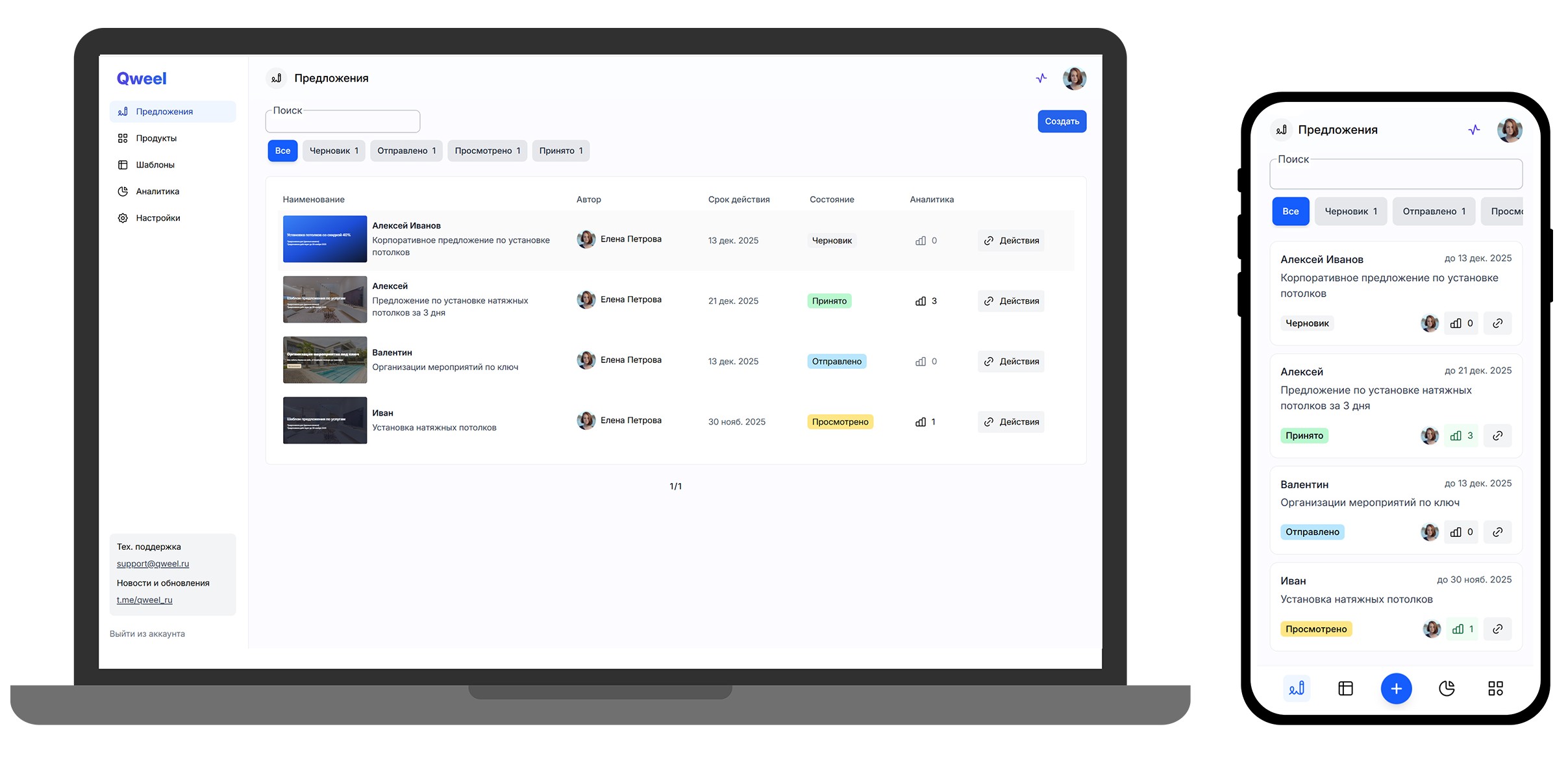 Коммерческие предложения